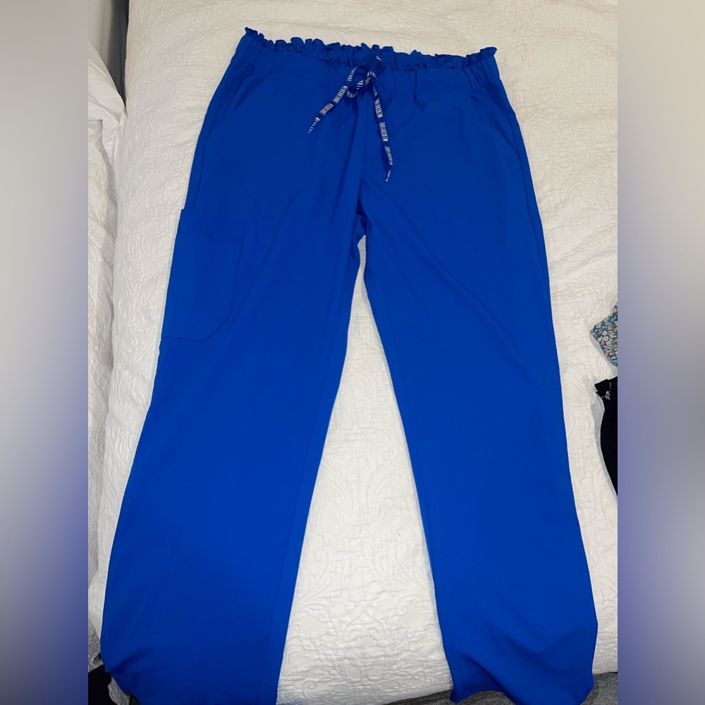 Medcouture - Women’s size L Royal Blue Scrub Pants